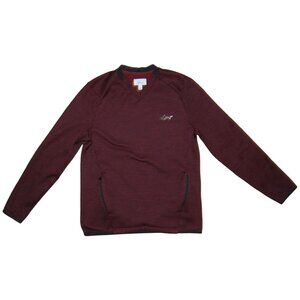 Greg Norman Attack Life Pullover V-Neck Sweater Men's Small Kangaroo Pouch